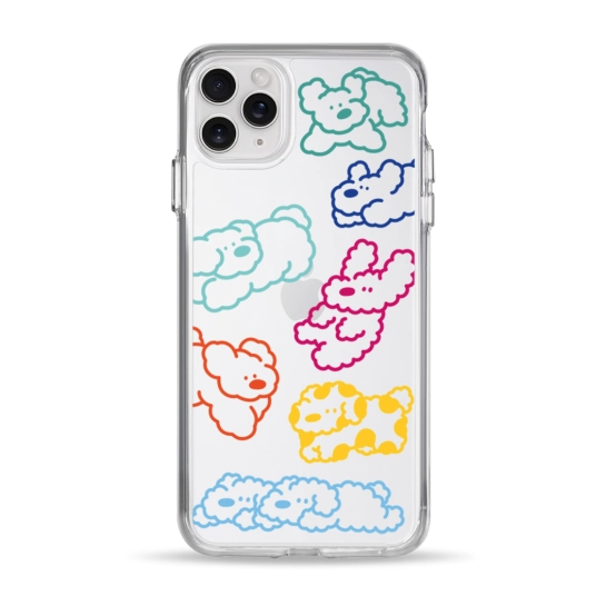 Чехол Pump Clear Case for iPhone 11 Pro Max Cloudy dogs