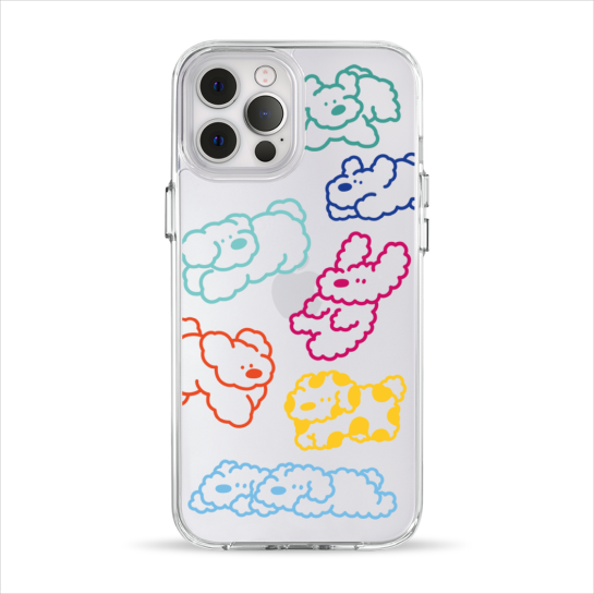 Чохол Pump Clear Case for iPhone 12 Pro Max Cloudy dogs - ціна, характеристики, відгуки, розстрочка, фото 1