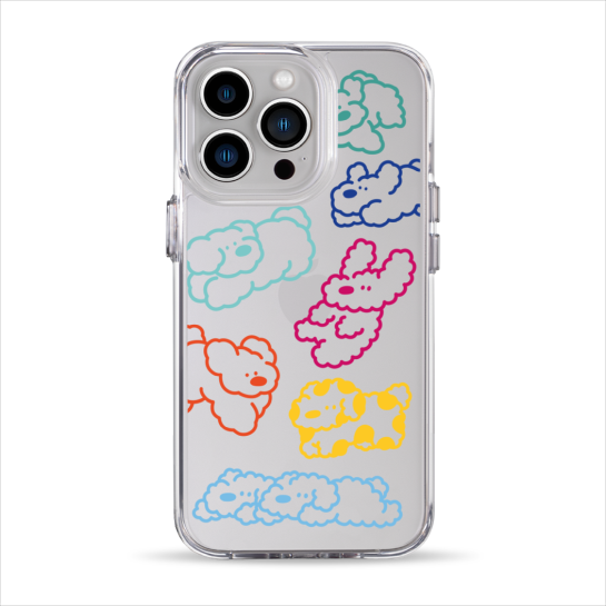 Чехол Pump Clear Case for iPhone 13 Pro Cloudy dogs - цена, характеристики, отзывы, рассрочка, фото 1