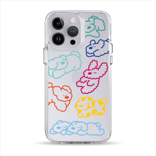 Чохол Pump Clear Case for iPhone 14 Pro Max Cloudy dogs - ціна, характеристики, відгуки, розстрочка, фото 1