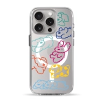 Чохол Pump Clear Case with MagSafe for iPhone 15 Pro Cloudy dogs