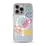Чехол Pump Clear Case with MagSafe for iPhone 15 Pro Max Cloudy dogs