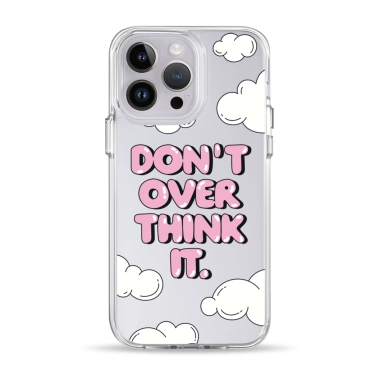 Чохол Pump Clear Case for iPhone 14 Pro Don't Over Think It - цена, характеристики, отзывы, рассрочка, фото 1
