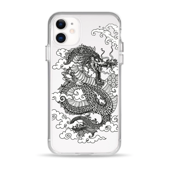 Чехол Pump Clear Case for iPhone 11 Dragon