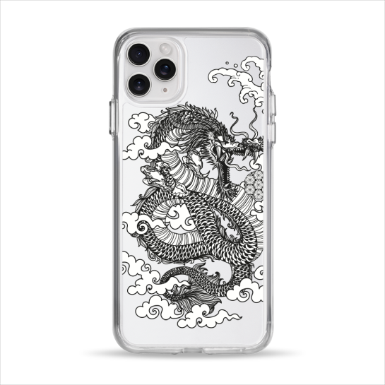 Чехол Pump Clear Case for iPhone 11 Pro Max Dragon - цена, характеристики, отзывы, рассрочка, фото 1