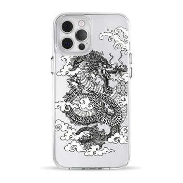 Чехол Pump Clear Case for iPhone 12 Pro Max Dragon - цена, характеристики, отзывы, рассрочка, фото 1