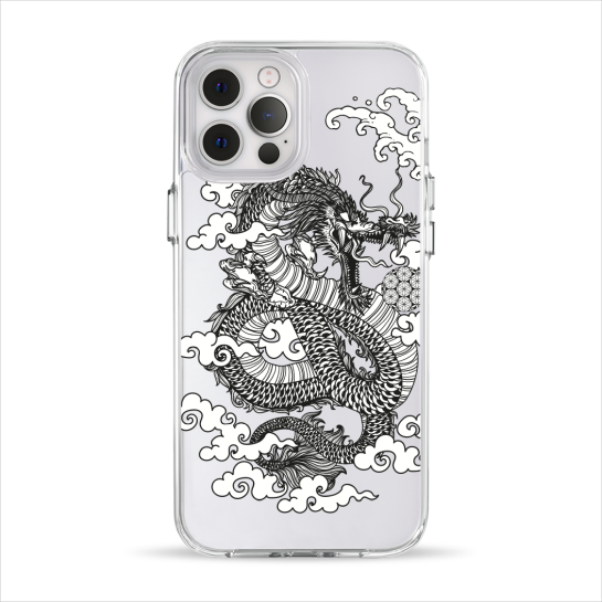 Чехол Pump Clear Case for iPhone 12 Pro Max Dragon - цена, характеристики, отзывы, рассрочка, фото 1