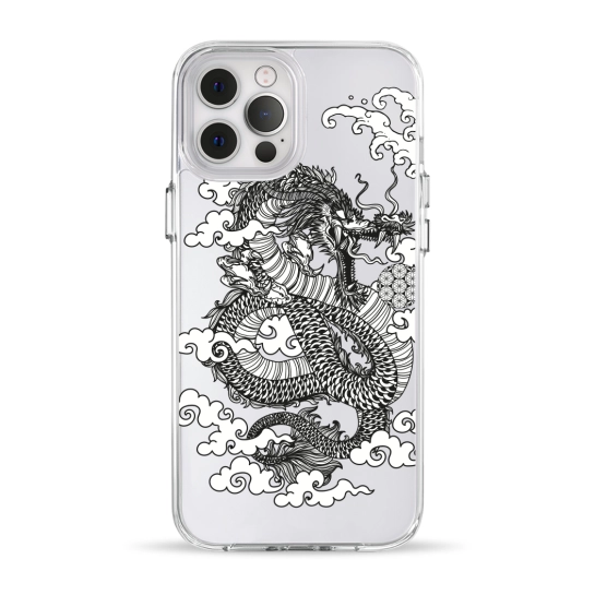 Чехол Pump Clear Case for iPhone 12 Pro Max Dragon