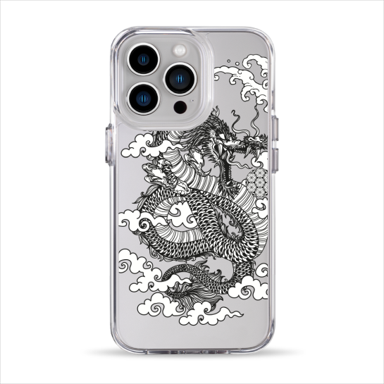 Чехол Pump Clear Case for iPhone 13 Pro Dragon - цена, характеристики, отзывы, рассрочка, фото 1