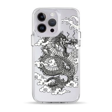 Чехол Pump Clear Case for iPhone 14 Pro Dragon - цена, характеристики, отзывы, рассрочка, фото 1