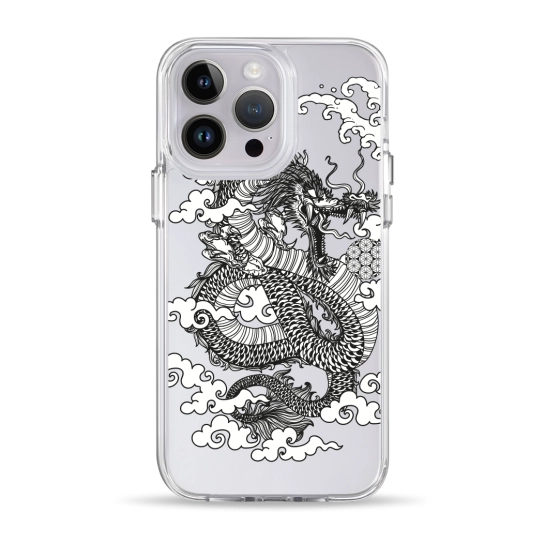 Чехол Pump Clear Case for iPhone 14 Pro Dragon