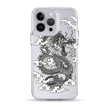 Чехол Pump Clear Case for iPhone 14 Pro Max Dragon - цена, характеристики, отзывы, рассрочка, фото 1