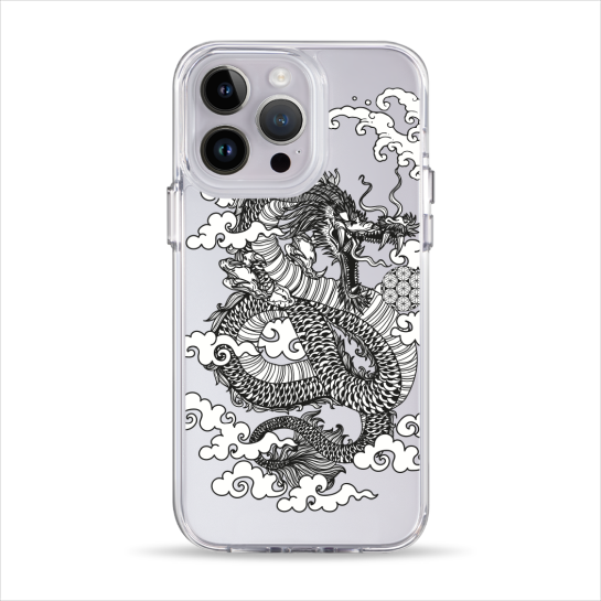 Чехол Pump Clear Case for iPhone 14 Pro Max Dragon - цена, характеристики, отзывы, рассрочка, фото 1