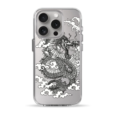 Чехол Pump Clear Case for iPhone 15 Pro Dragon - цена, характеристики, отзывы, рассрочка, фото 1