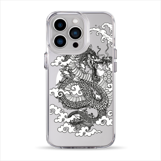 Чохол Pump Clear Case with MagSafe for iPhone 13 Pro Dragon - ціна, характеристики, відгуки, розстрочка, фото 1