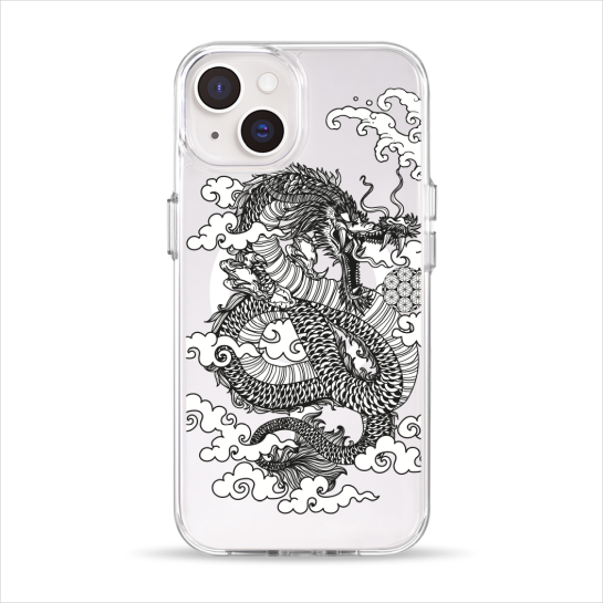 Чохол Pump Clear Case with MagSafe for iPhone 14 Dragon - ціна, характеристики, відгуки, розстрочка, фото 1