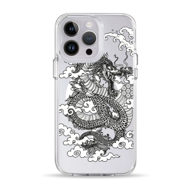 Чохол Pump Clear Case with MagSafe for iPhone 14 Pro Dragon - цена, характеристики, отзывы, рассрочка, фото 1