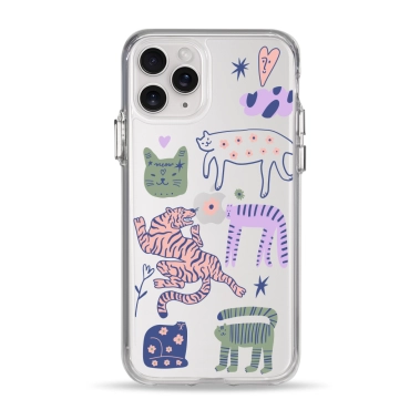 Чехол Pump Clear Case for iPhone 11 Pro Dreamy Cats - цена, характеристики, отзывы, рассрочка, фото 1