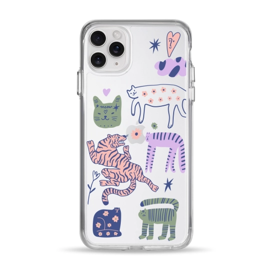 Чехол Pump Clear Case for iPhone 11 Pro Max Dreamy Cats