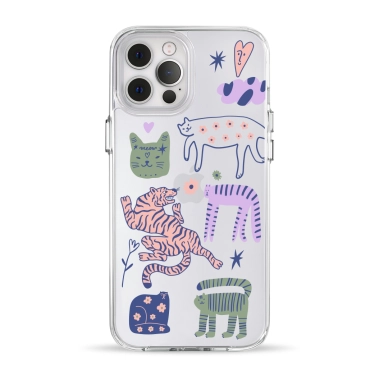 Чехол Pump Clear Case for iPhone 12 Pro Max Dreamy Cats - цена, характеристики, отзывы, рассрочка, фото 1