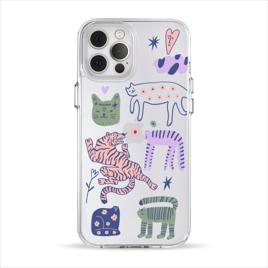 Чехол Pump Clear Case for iPhone 12 Pro Max Dreamy Cats - цена, характеристики, отзывы, рассрочка, фото 1