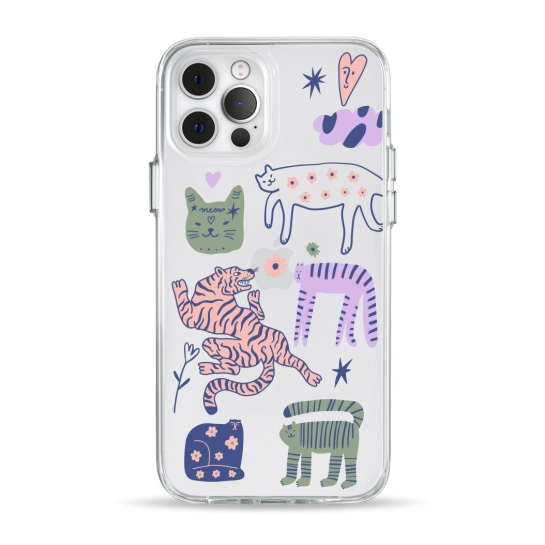 Чехол Pump Clear Case for iPhone 12/12 Pro Dreamy Cats