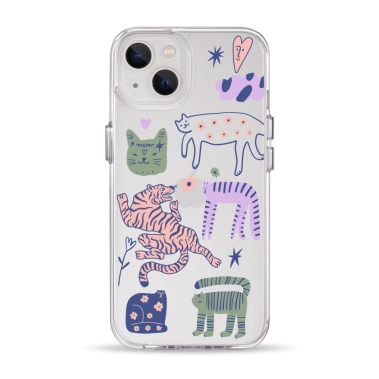 Чехол Pump Clear Case for iPhone 13 Dreamy Cats - цена, характеристики, отзывы, рассрочка, фото 1
