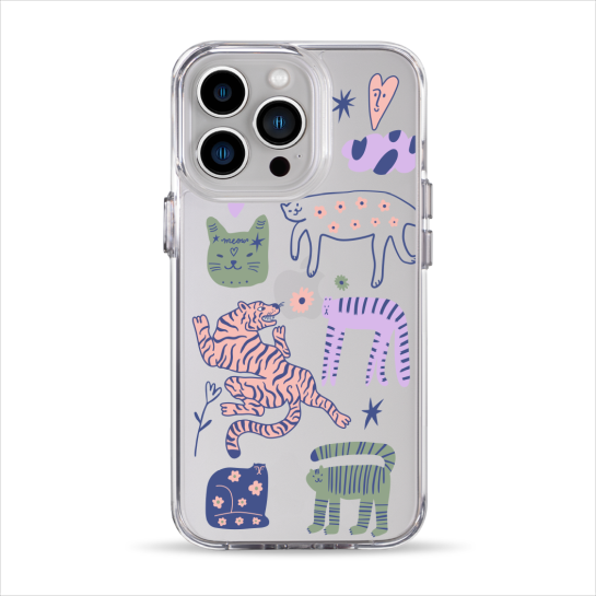 Чехол Pump Clear Case for iPhone 13 Pro Dreamy Cats - цена, характеристики, отзывы, рассрочка, фото 1