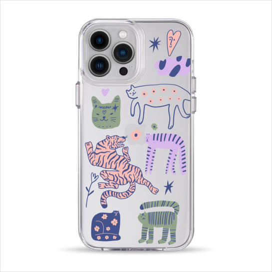 Чехол Pump Clear Case for iPhone 13 Pro Max Dreamy Cats - цена, характеристики, отзывы, рассрочка, фото 1