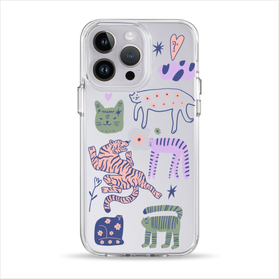 Чохол Pump Clear Case for iPhone 14 Pro Dreamy Cats - ціна, характеристики, відгуки, розстрочка, фото 1