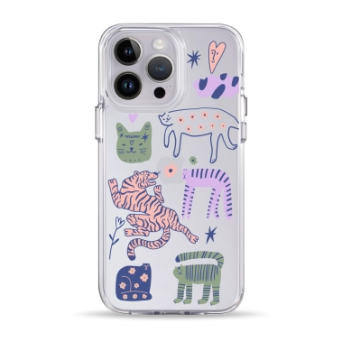 Чехол Pump Clear Case for iPhone 14 Pro Max Dreamy Cats - цена, характеристики, отзывы, рассрочка, фото 1