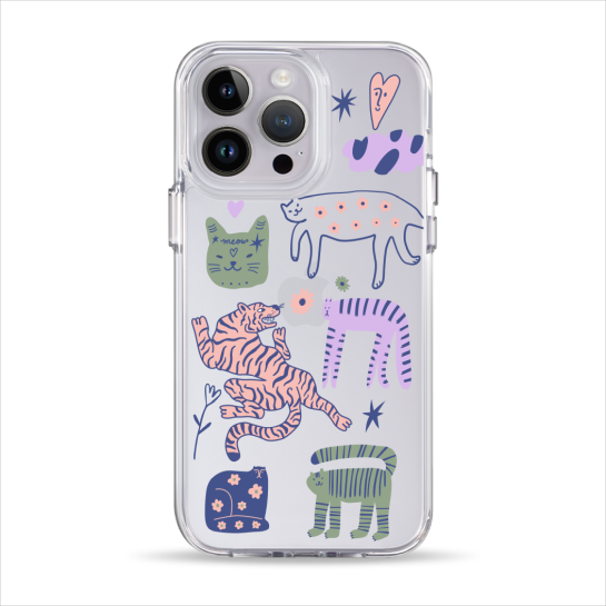 Чохол Pump Clear Case for iPhone 14 Pro Max Dreamy Cats - ціна, характеристики, відгуки, розстрочка, фото 1
