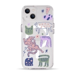 Чехол Pump Clear Case with MagSafe for iPhone 13 Dreamy Cats