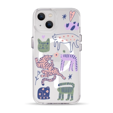Чохол Pump Clear Case with MagSafe for iPhone 13 Dreamy Cats - цена, характеристики, отзывы, рассрочка, фото 1