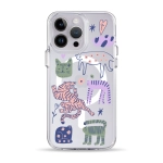 Чехол Pump Clear Case with MagSafe for iPhone 14 Pro Max Dreamy Cats