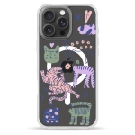 Чохол Pump Clear Case with MagSafe for iPhone 16 Pro Max Dreamy Cats