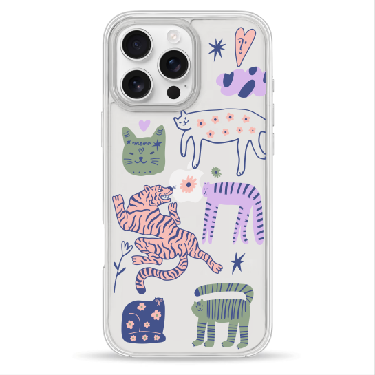 Чохол Pump Clear Case for iPhone 16 Pro Max Dreamy Cats - ціна, характеристики, відгуки, розстрочка, фото 1