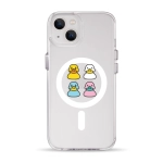 Чохол Pump Clear Case with MagSafe for iPhone 13 Ducks