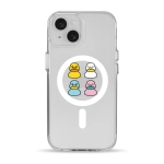 Чехол Pump Clear Case with MagSafe for iPhone 15 Ducks