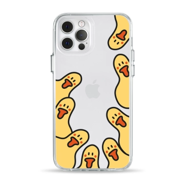 Чехол Pump Clear Case for iPhone 12/12 Pro Ducks around - цена, характеристики, отзывы, рассрочка, фото 1