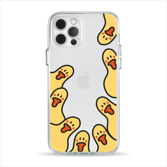 Чехол Pump Clear Case for iPhone 12/12 Pro Ducks around - цена, характеристики, отзывы, рассрочка, фото 1