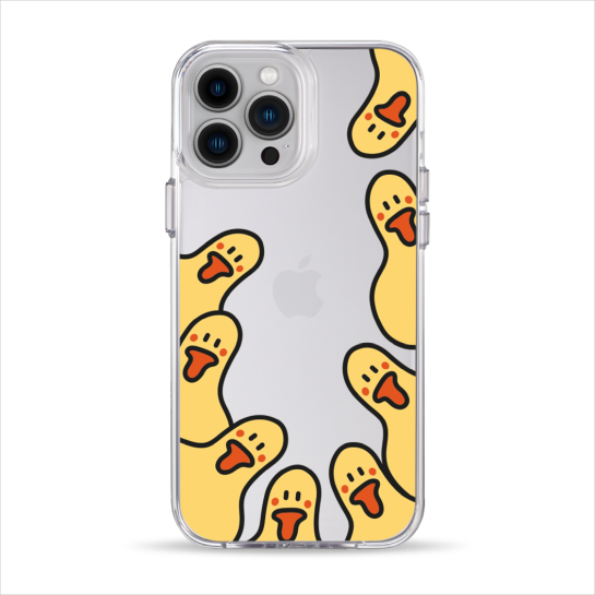 Чехол Pump Clear Case for iPhone 13 Pro Max Ducks around - цена, характеристики, отзывы, рассрочка, фото 1