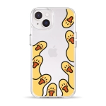 Чехол Pump Clear Case for iPhone 14 Ducks around