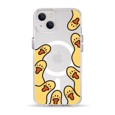 Чохол Pump Clear Case with MagSafe for iPhone 13 Ducks around - цена, характеристики, отзывы, рассрочка, фото 1