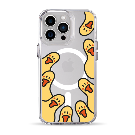 Чохол Pump Clear Case with MagSafe for iPhone 13 Pro Ducks around - ціна, характеристики, відгуки, розстрочка, фото 1