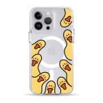 Чохол Pump Clear Case with MagSafe for iPhone 14 Pro Ducks around