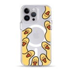 Чохол Pump Clear Case with MagSafe for iPhone 14 Pro Max Ducks around