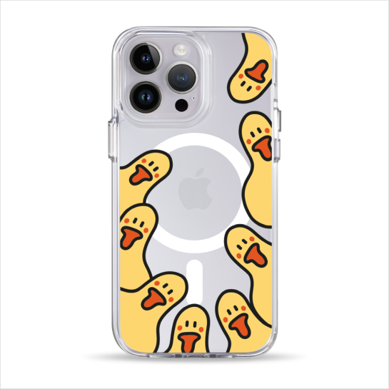 Чехол Pump Clear Case with MagSafe for iPhone 14 Pro Max Ducks around - цена, характеристики, отзывы, рассрочка, фото 1