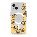 Чехол Pump Clear Case with MagSafe for iPhone 15 Ducks around