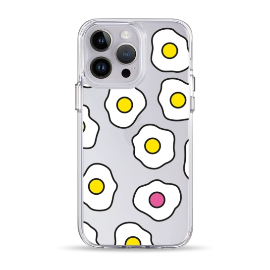 Чехол Pump Clear Case for iPhone 14 Pro Max Fried Eggs